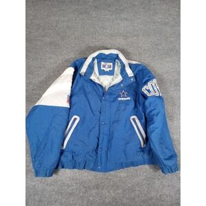 Vintage Dallas Cowboys Puffer Starter Jacket Classic Team Collection Large NFL